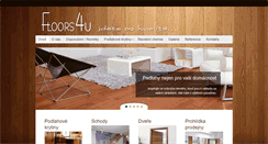 Desktop Screenshot of floors4u.cz
